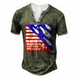 Houston I Have A Drinking Problem 4Th Of July Men's Henley T-Shirt Green