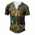 Hunting Only 3 Days In Week Men's Henley Button-Down 3D Print T-shirt Green