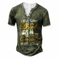 I Dont Always Drink When Im Camping Lovers Funny Camper Men's Henley Button-Down 3D Print T-shirt Green