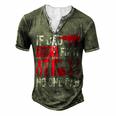 If Dad Cant Fix It No One Can Funny Mechanic & Engineer Men's Henley Button-Down 3D Print T-shirt Green