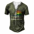 Lgbt Vintage 1776 American Flag We The People Means Everyone Men's Henley T-Shirt Green