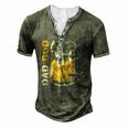 Vintage Its Not A Dad Bod Its Father Dad Figure Drinking Men's Henley T-Shirt Green