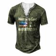 Welcome To Camp Quitcherbitchin 4Th Of July Camping Men's Henley T-Shirt Green