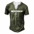 Mens Worlds Worst Dadfunny Fathers Day For Dads Men's Henley T-Shirt Green