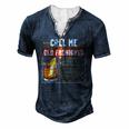 Call Me Old Fashioned Sarcasm Drinking Men's Henley T-Shirt Navy Blue