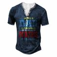 Being A Dad Is An Honor Being A Pawpaw Is Priceless Vintage Men's Henley T-Shirt Navy Blue