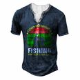 Father And Daughter Fishing Partners Father And Daughter Fishing Partners For Life Fishing Lovers Men's Henley T-Shirt Navy Blue