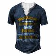 Father Grandpa I Get My Attitude From My Freakin Awesome Grandpa 159 Family Dad Men's Henley Button-Down 3D Print T-shirt Navy Blue