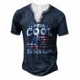 Mens For Fathers Day Tee Fishing Reel Cool Dad-In Law Men's Henley T-Shirt Navy Blue
