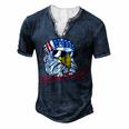 You Free Tonight Bald Eagle American Flag Happy 4Th Of July V2 Men's Henley T-Shirt Navy Blue