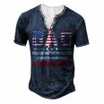 At Least You Dont Have A Liberal Child American Flag Men's Henley T-Shirt Navy Blue