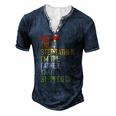 Im Not The Step Father Im The Father That Stepped Up Dad Men's Henley T-Shirt Navy Blue