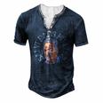 Salvi Dads Be Like Fathers Day Men's Henley T-Shirt Navy Blue