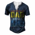 I Have Two Titles Dad And Uncle Father’S Day V2 Men's Henley T-Shirt Navy Blue