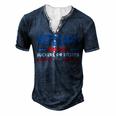 Veteran Veterans Are Not Suckers Or Losers 220 Navy Soldier Army Military Men's Henley Button-Down 3D Print T-shirt Navy Blue