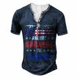 Veteran Veterans Day Are Not Suckers Or Losers 134 Navy Soldier Army Military Men's Henley Button-Down 3D Print T-shirt Navy Blue