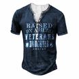 Veteran Veterans Day Raised By A Hero Veterans Daughter For Women Proud Child Of Usa Army Militar 2 Navy Soldier Army Military Men's Henley Button-Down 3D Print T-shirt Navy Blue