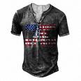 4Th Of July Fathers Day Dad Awesome Like My Son Parents Day Men's Henley T-Shirt Dark Grey