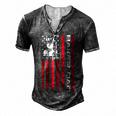 Mens 4Th Of July Us Flag Baker Dad For Fathers Day Men's Henley T-Shirt Dark Grey