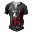 Mens 4Th Of July Us Flag Diver Dad For Fathers Day Men's Henley T-Shirt Dark Grey