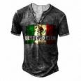 Mens Best Mexican Dad Ever Mexican Flag Pride Fathers Day V2 Men's Henley T-Shirt Dark Grey