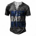 Best Papa Ever 1 Papa T-Shirt Fathers Day Gift Men's Henley Button-Down 3D Print T-shirt Dark Grey