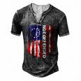 Betsy Ross Flag 1776 Not Offended Vintage American Flag Usa Men's Henley T-Shirt Dark Grey