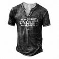 Im Clearly Uncles Favorite Favorite Niece And Nephew Men's Henley T-Shirt Dark Grey