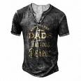 Dads With Tattoos And Beards Men's Henley T-Shirt Dark Grey