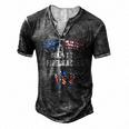 Expecting Daddy 4Th Of July Soon To Be Dad Announcement Men's Henley T-Shirt Dark Grey