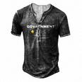 Government Very Bad Would Not Recommend Men's Henley T-Shirt Dark Grey