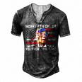 Happy 4Th Of You Know The Thing 4Th Of July Amaica Men's Henley T-Shirt Dark Grey