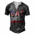 At Least You Dont Have A Liberal Child American Flag Men's Henley T-Shirt Dark Grey
