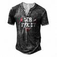 Mr Fix It Fathers Day Hand Tools Papa Daddy Men's Henley T-Shirt Dark Grey