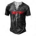 Mens Rad Dad Cool Vintage Rock And Roll Fathers Day Papa Men's Henley T-Shirt Dark Grey