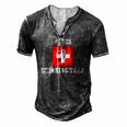 Swiss Drinking Team National Pride Men's Henley T-Shirt Dark Grey