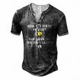 Turn Off The Damn Lights For Dad Birthday Or Fathers Day Men's Henley T-Shirt Dark Grey