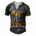Mens I Have Two Titles Farmer Dad Fathers Day Tractor Farmer V3 Men's Henley T-Shirt Dark Grey