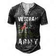 Veteran Veterans Day Us Army Veteran 8 Navy Soldier Army Military Men's Henley Button-Down 3D Print T-shirt Dark Grey