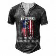 Veteran Veterans Day Us Veterans Respect Veterans Are Not Suckers Or Losers 189 Navy Soldier Army Military Men's Henley Button-Down 3D Print T-shirt Dark Grey