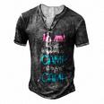 What Happens At Camp Stays At Camp Shirt Kids Camping Pink Men's Henley Button-Down 3D Print T-shirt Dark Grey