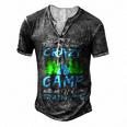 You Dont Have To Be Crazy To Camp Funny Camping T Shirt Men's Henley Button-Down 3D Print T-shirt Dark Grey
