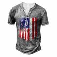 Betsy Ross Flag 1776 Not Offended Vintage American Flag Usa Men's Henley T-Shirt Grey