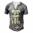 Mens Bumpa Because Grandpa Is For Old Guys Fathers Day Men's Henley T-Shirt Grey