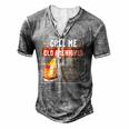 Call Me Old Fashioned Sarcasm Drinking Men's Henley T-Shirt Grey