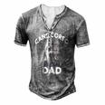 Cane Corso Dad Pet Lover Fathers Day Men's Henley T-Shirt Grey