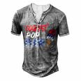 Coolest Pop Ever Ice Cream America 4Th Of July Men's Henley T-Shirt Grey