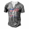 Dad Happy Fathers Day No Matter How Hard Life Gets At Least Men's Henley T-Shirt Grey