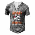 Being A Dad Is An Honor Being A Papa Is Priceless For Father Men's Henley T-Shirt Grey