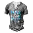 Daddy Of The Birthday Mermaid Family Matching Party Squad Men's Henley T-Shirt Grey